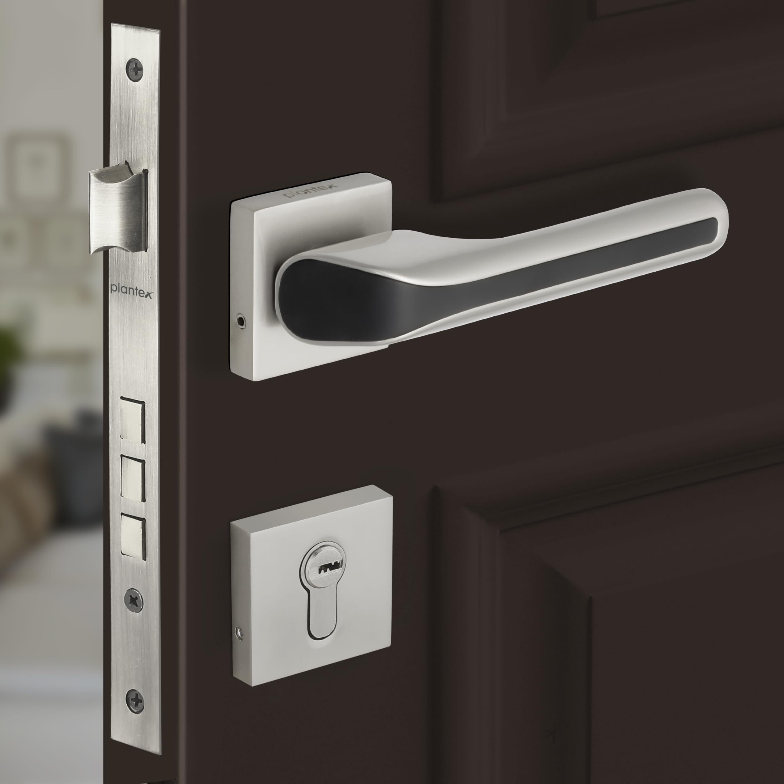 Plantex Mortise Lock Set - Secure & Stylish Door Lock -9