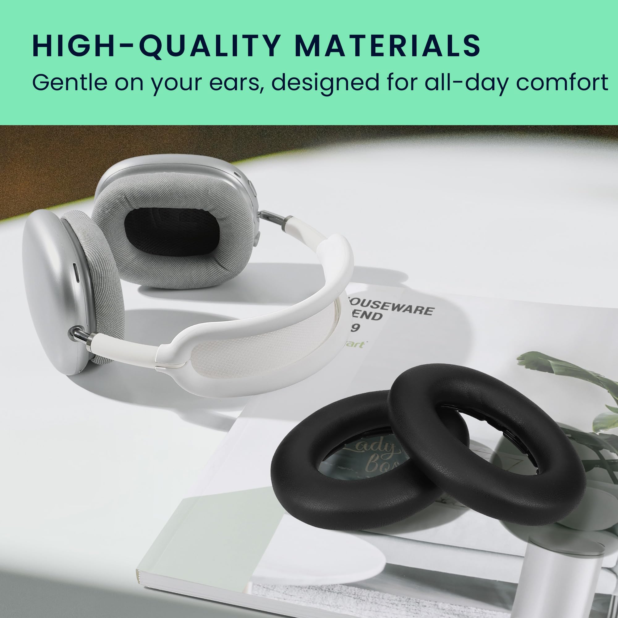 Amazon | kwmobile 2x ヘッドホンカバー Sennheiser Accentum Plus対応