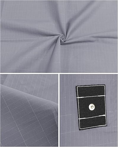 Miniatura 3 de Grounding - Juego de sábanas de 27 x 52 pulgadas, 5% fibra plateada y 95% algodón, juego de sábanas para dormir mejor, tapete de conexión a tierra