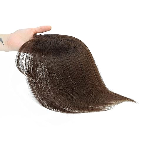 Miniatura 4 de Extensiones de cabello de 360 para mujer con flequillo para adelgazar el cabello 100 cabello humano real 10  cabello humano real 10 pulgadas 4