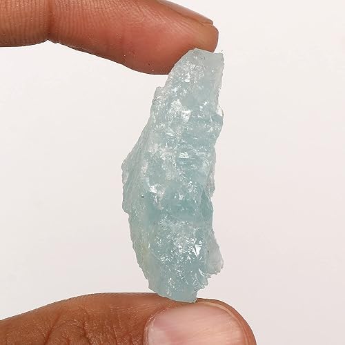 Miniatura 2 de GEMHUB Piedra preciosa natural curativa de 82.85 quilates de aguamarina transparente y aguamarina para curación, yoga, meditación y otros