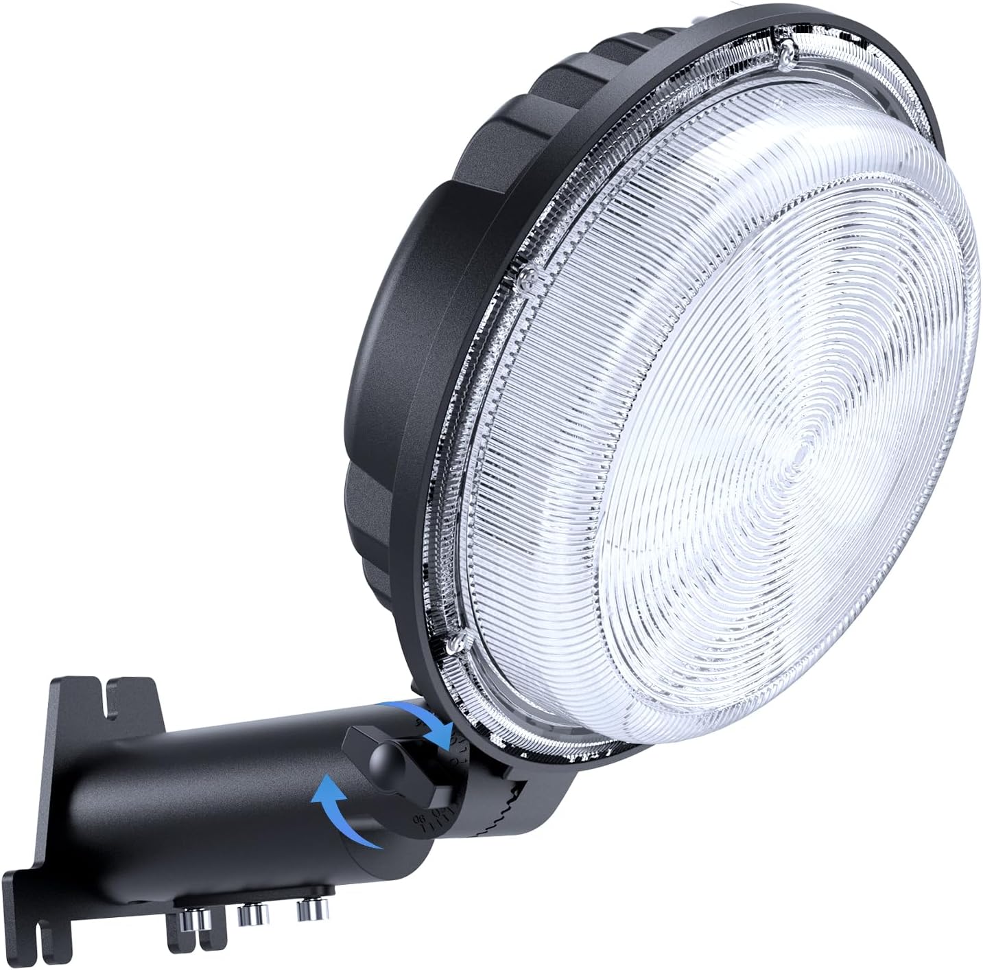 AIKVSXER 80 W LED Barn Light,12000LM Yard Area Lights Dusk to Dawn Outdoor Lighting with Photocell 6500K Adjustable Angle Daylight IP66 Waterproof Street Lights for Security Farmhouse Garage
