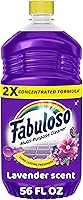 Fabuloso 2X Concentrated Multi-Purpose Cleaner Lavender Scent 56 oz - Powerful Floor Kitchen Bathroom Cleaner