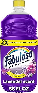 Fabuloso Multi-Purpose Cleaner & Floor Cleaner, 2X Concentrated, Lavender Scent, 56 fluid ounces