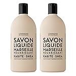 Compagnie de Provence Savon de Marseille Nourishing Liquid Soap, Karite (Shea Butter), Two 33.8 Fl Oz Refills
