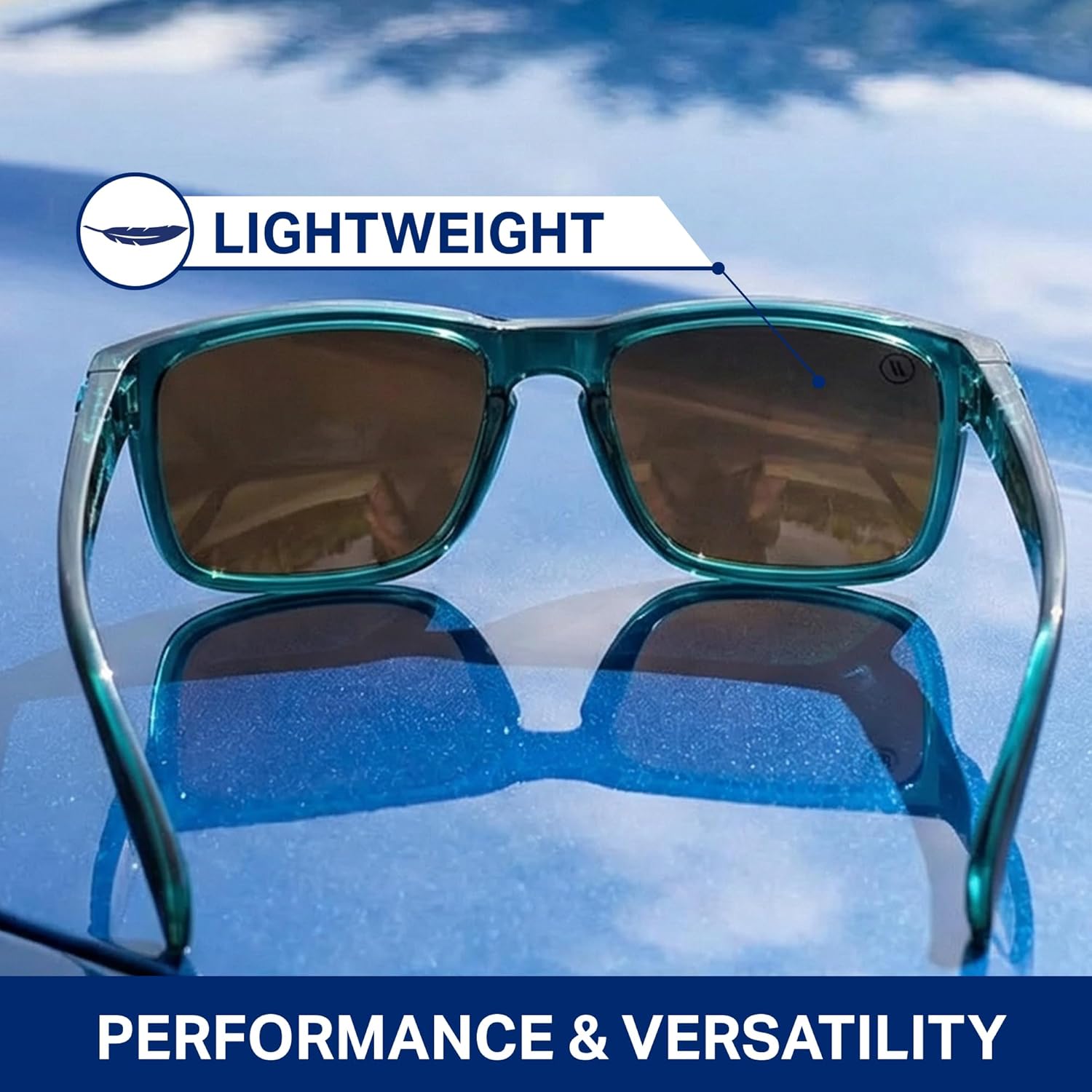 Blenders Eyewear Canyon – Polarized Sunglasses – Active Style, Durable Frame – 100% UV Protection – For Men & Women