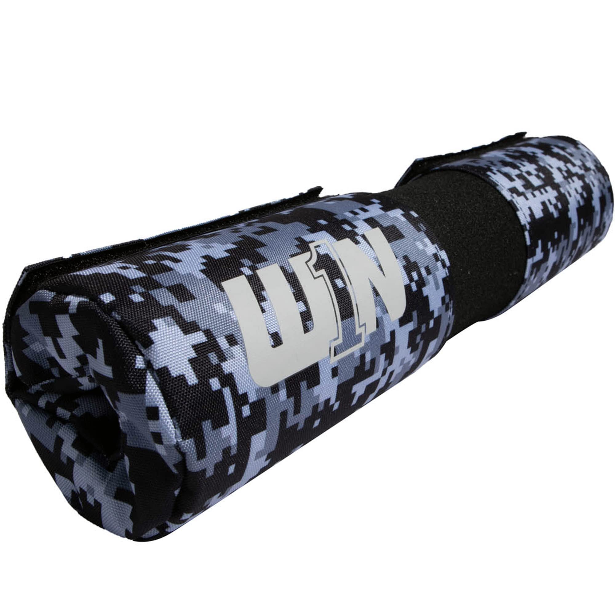 W1N - Hip Thrust Pad and Squat Pad for Leg Day, Barbell Pad Stays in Place Secure, Thick Cushion for Comfortable Squats Lunges Glute Bridges, Works W Olympic Bar and Smith Machine