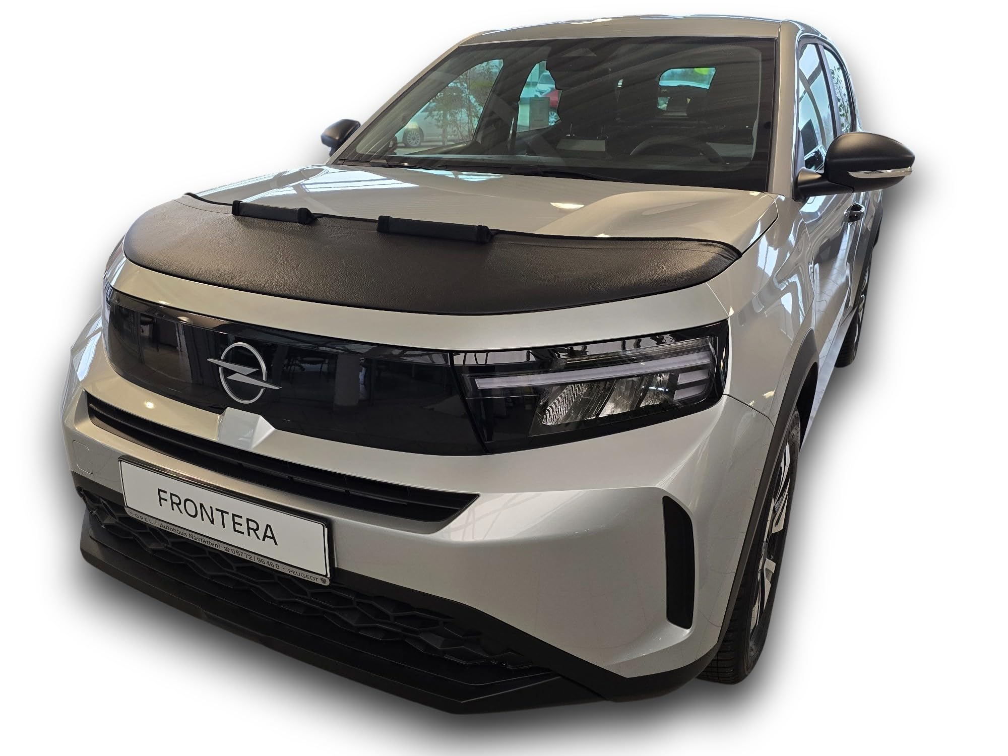 Auto-Bra AB3-00897 Motorhaubenschutz kompatibel mit Vauxhall Opel Frontera ab 2024 Haubenbra Steinschlagschutz Tuning Bonnet Bra