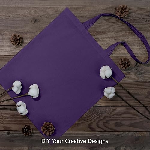 Vista 188 de TOPDesign - Paquete de 5 bolsas de algodón negro de 16 x 15 pulgadas, bolsas de tela ligeras y medianas reutilizables, adecuadas para bricolaje