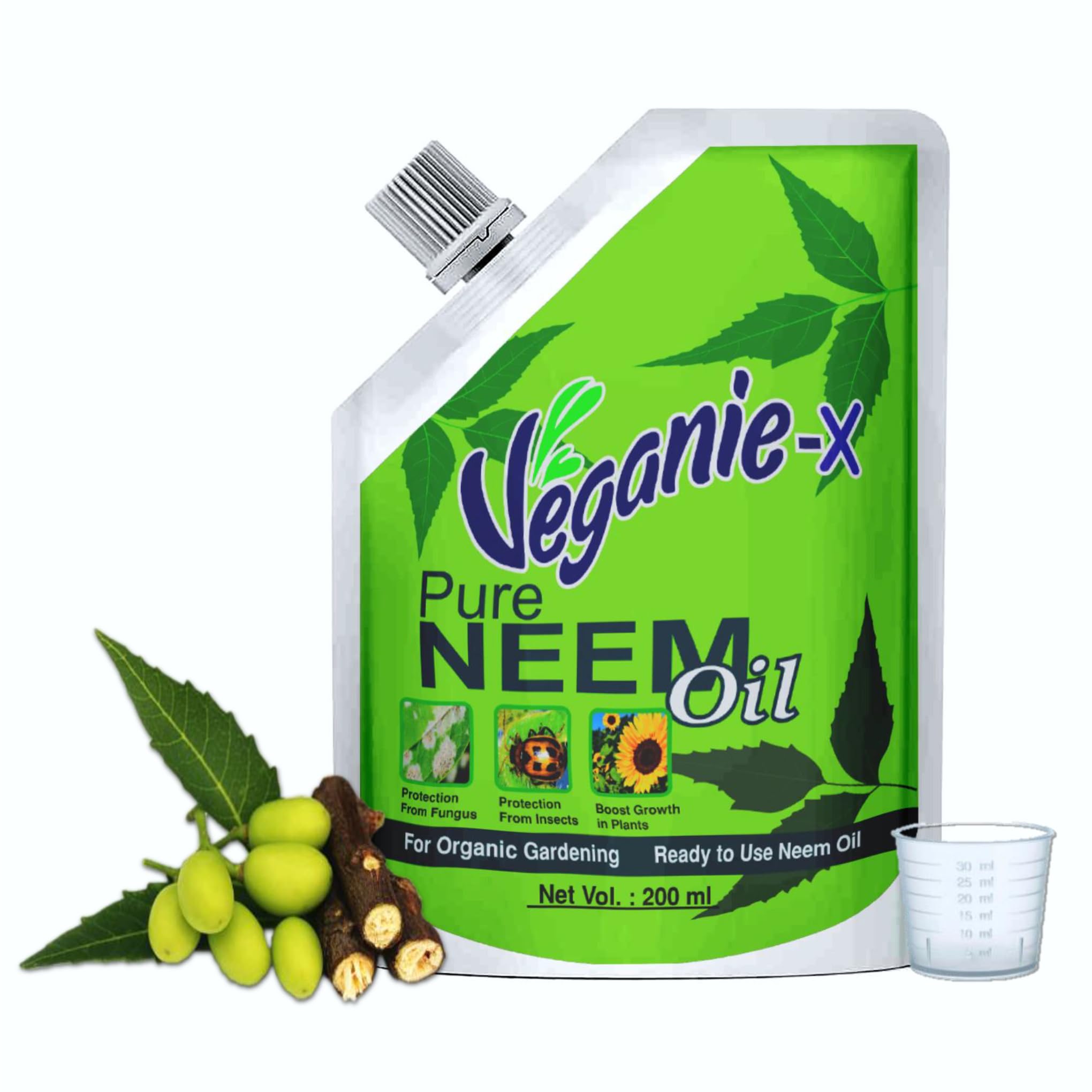 Veganie-X Premium Neem Oil For Spray on Plants, Healthy Plants, Pure, Organic Plant Pest Control Solution - 200 ML (B09T5W9RCL) Amazon Price History, Amazon Price Tracker