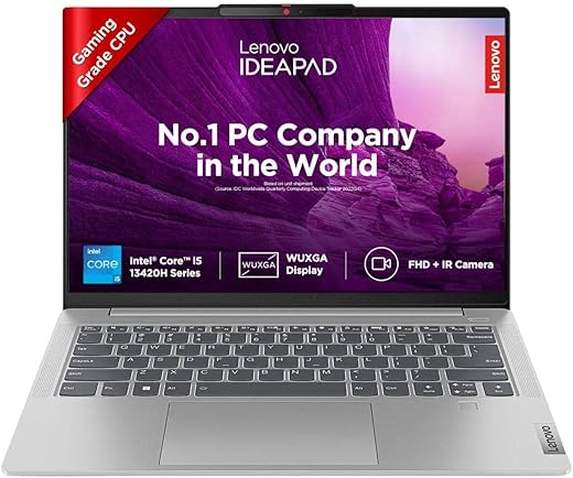 Lenovo IdeaPad Slim 5 13th Gen Intel Core i5 13420H 14″(35.5cm) WUXGA IPS Laptop (16GB/512GB SSD/Win 11/MSO 21/Backlit KB/FHD Camera/1Yr ADP…