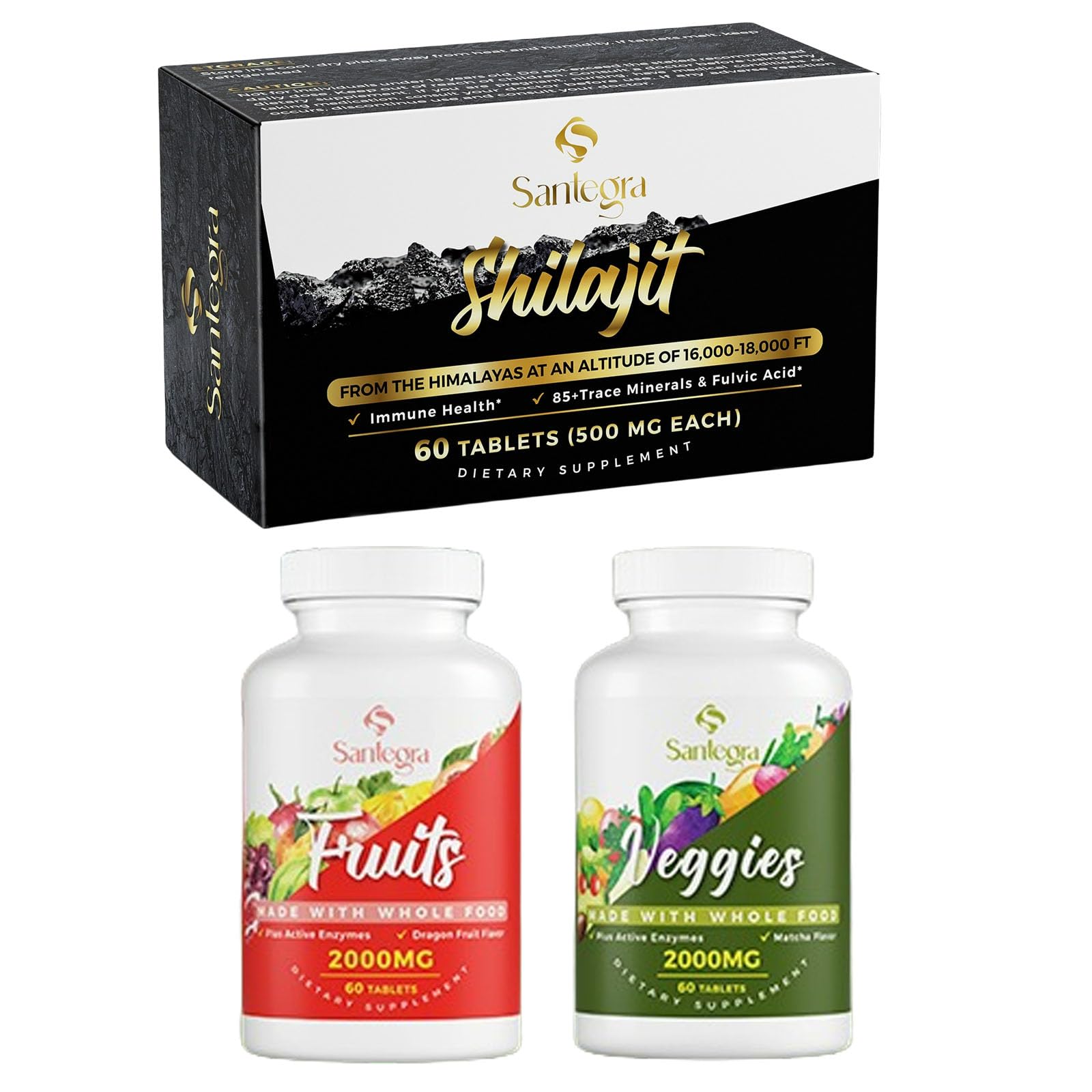 Elevate Your Well-Being with Our Fruit and Vegetable Supplements and shilajit Tablets.