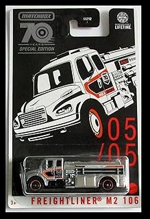 Matchbox Silver Freightliner M2 106 Fire Truck 70 Years Special Edition 05/05 2023
