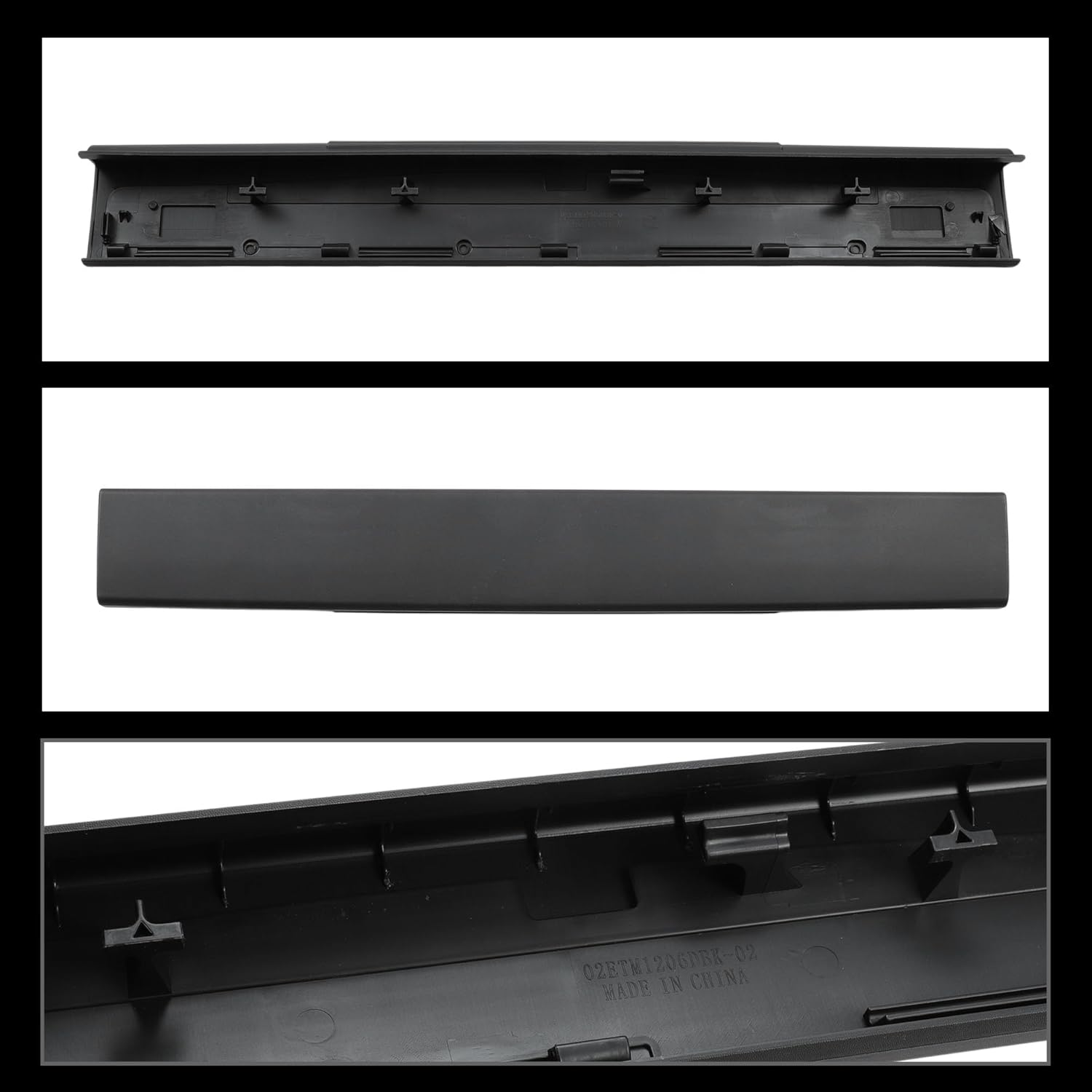 Tailgate Cover Center Cap Flexible Step Trim for Ford F250 F350 Super Duty 2008-2016 Rear Tail Gate Bed Cap Protector No.8C3Z9940602EA