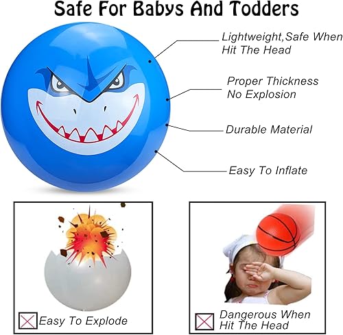 Miniatura 3 de Hymaz Pelotas para niños, juguetes para niños pequeños, bolas sensoriales a granel, regalos de fiesta, bola hinchable, bolas de masaje con pinchos,