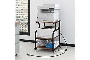 Natwind Printer Stand, Rolling Printer Cart for Home Office