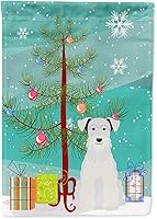 Vista 1274 de Caroline's Treasures BB4243GF Bandera de jardín con texto en inglés «Merry Christmas» con texto en inglés «Merry Christmas», bandera decorativa