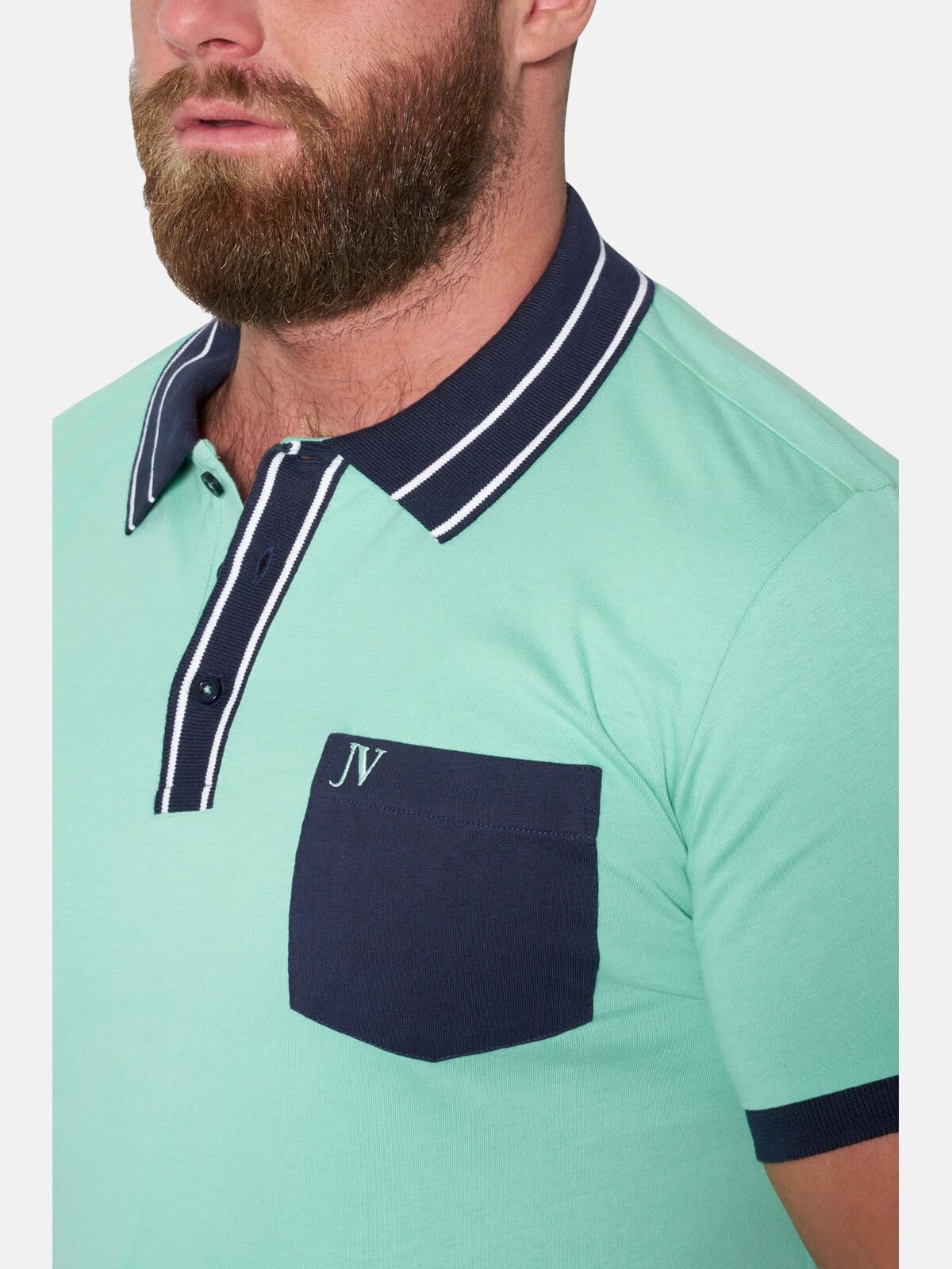 Jan Vanderstorm Herren Doppelpack Poloshirt Skalle