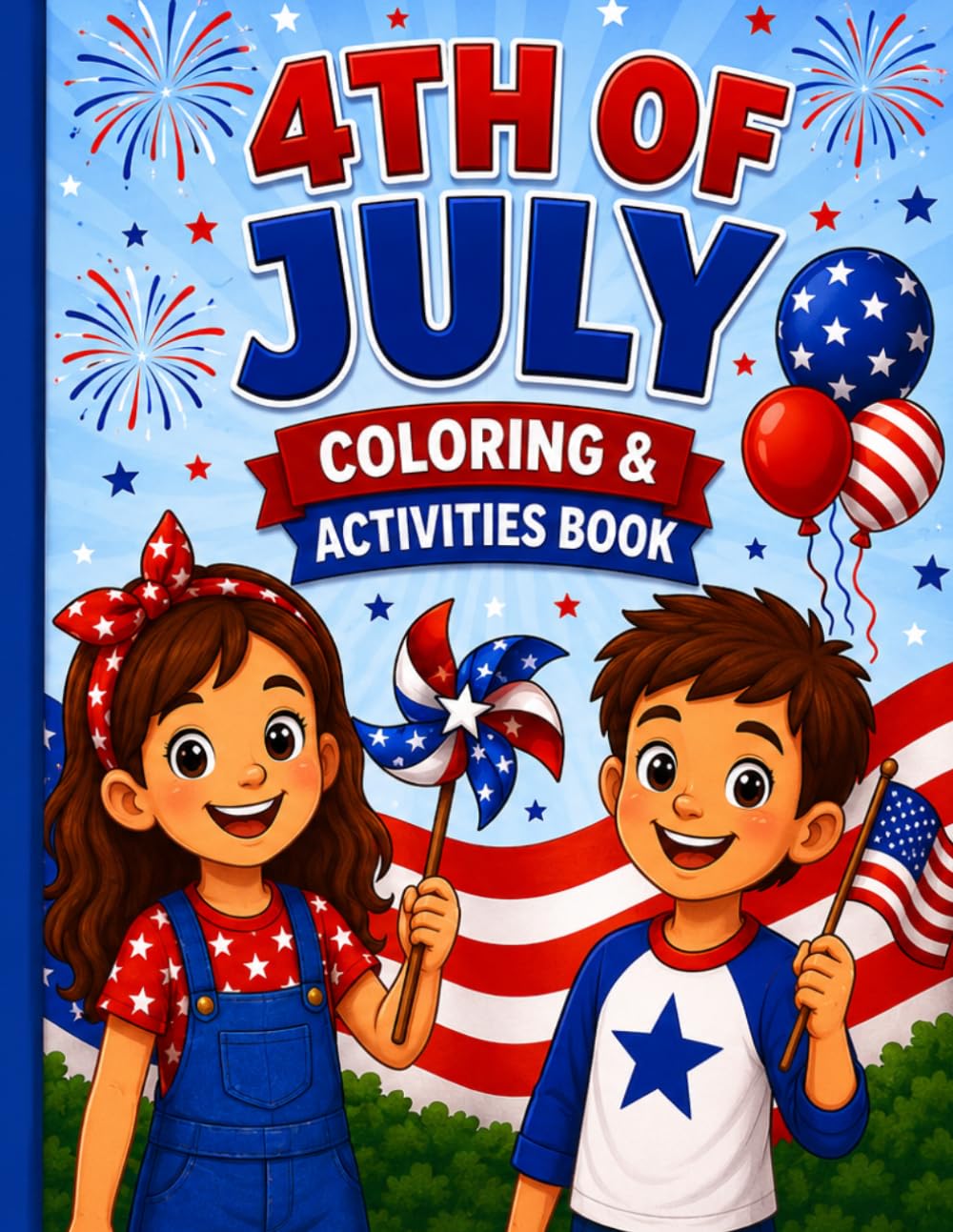 4TH OF JULY COLORING & ACTIVITIES BOOK