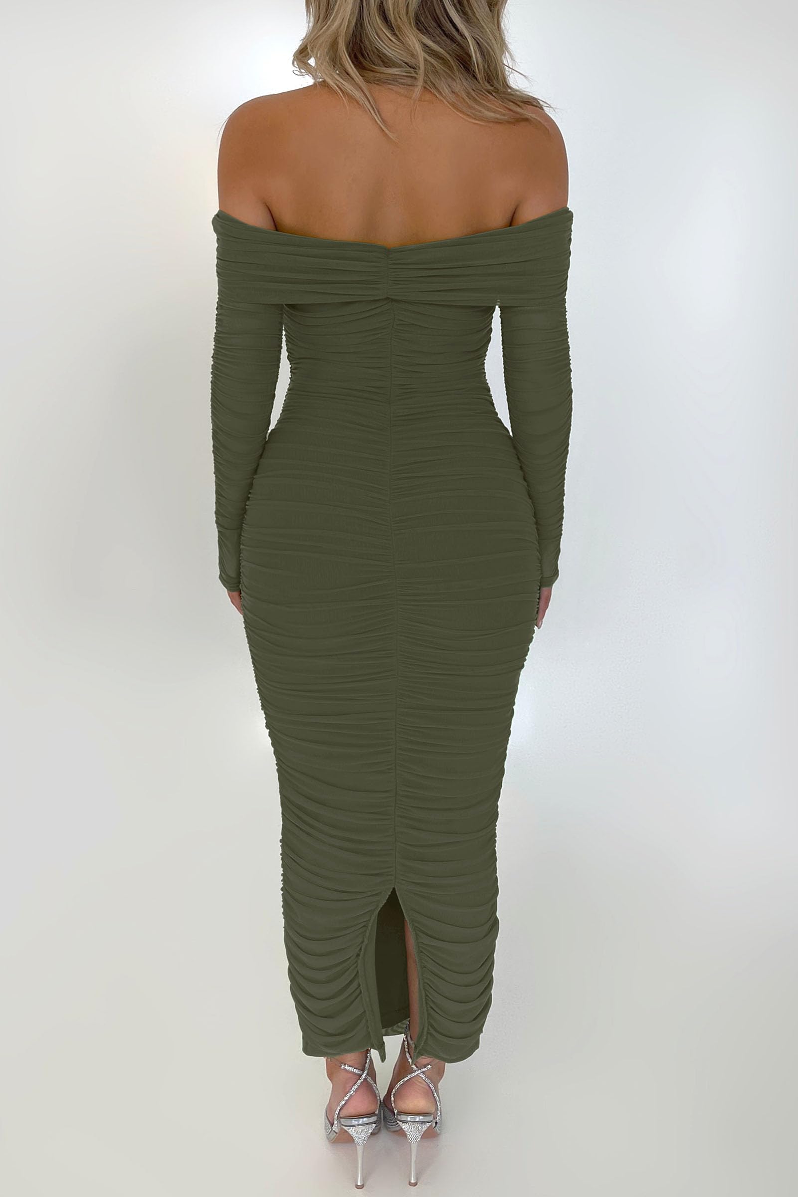 long sleeve maternity maxi dress Cream Ribbed Long Sleeve Maternity Maxi Dress – The Prissy Pelican main image 1