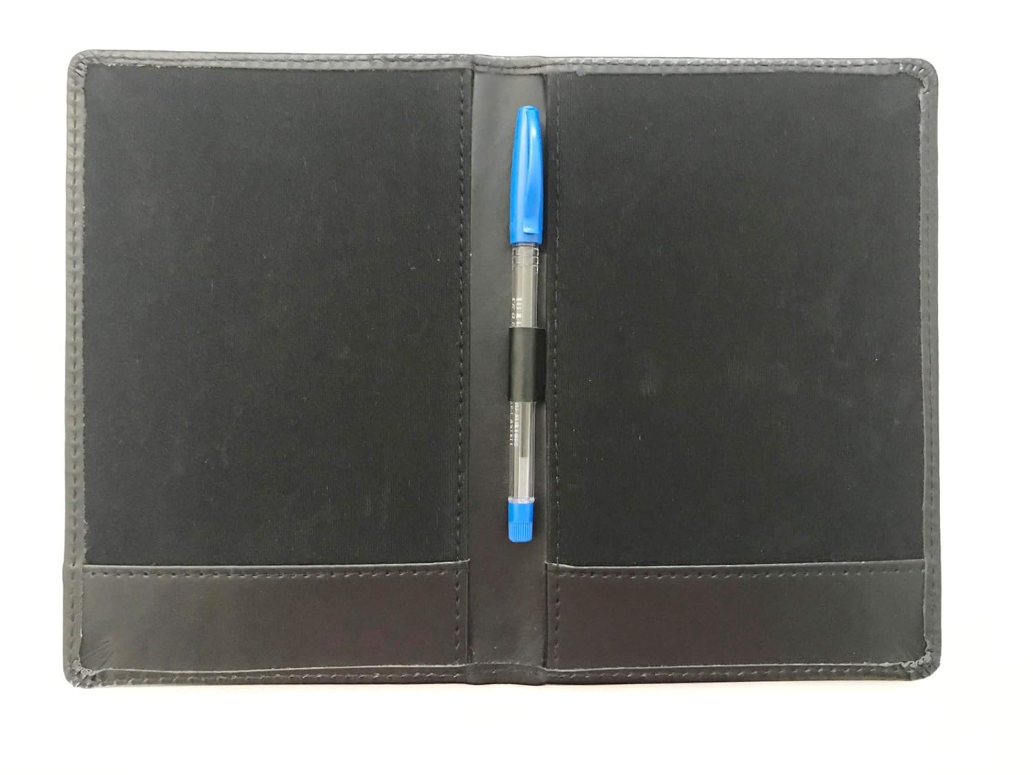 NJ Bill folder for hotel and Restaurant, Guest Check Presenter, Bill folder with Credit Card Pocket and Bill Receipt Pocket for Hotel and Restaurant (5.5x8 Inches) - BLACK LEATHER NJ Bill folder for hotel and Restaurant, Guest Check Presenter, Bill folder with Credit Card Pocket and Bill Receipt Pocket for Hotel and Restaurant (5.5x8 Inches) - BLACK LEATHER