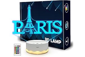 Eiffel Tower 3D Illusion Night Light