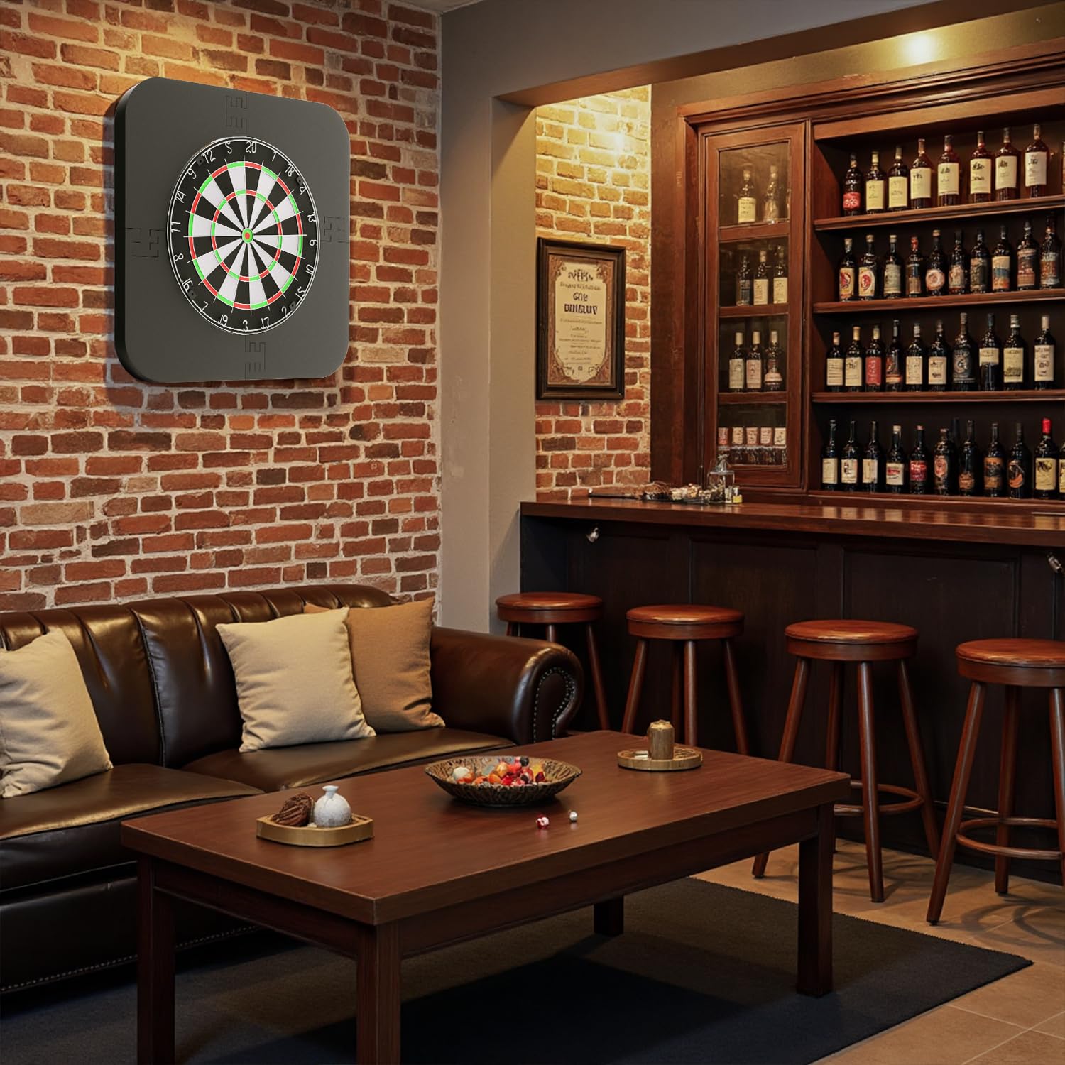 Dartscheibe Schutzring, strapazierfähiger Eva-Dartboard-Wandschutz für alle Dartboards in Standardgröße
