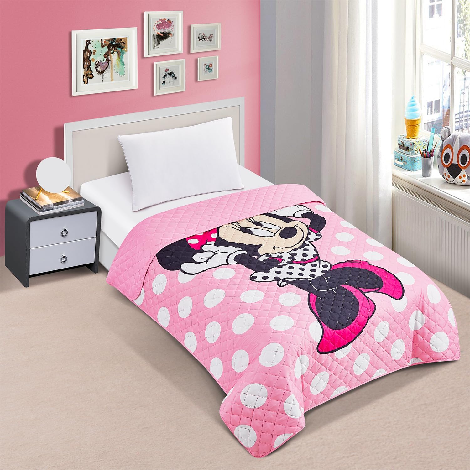 Minnie Mouse Bedspread Twin Set for Kids Bundle Martinique Ubuy