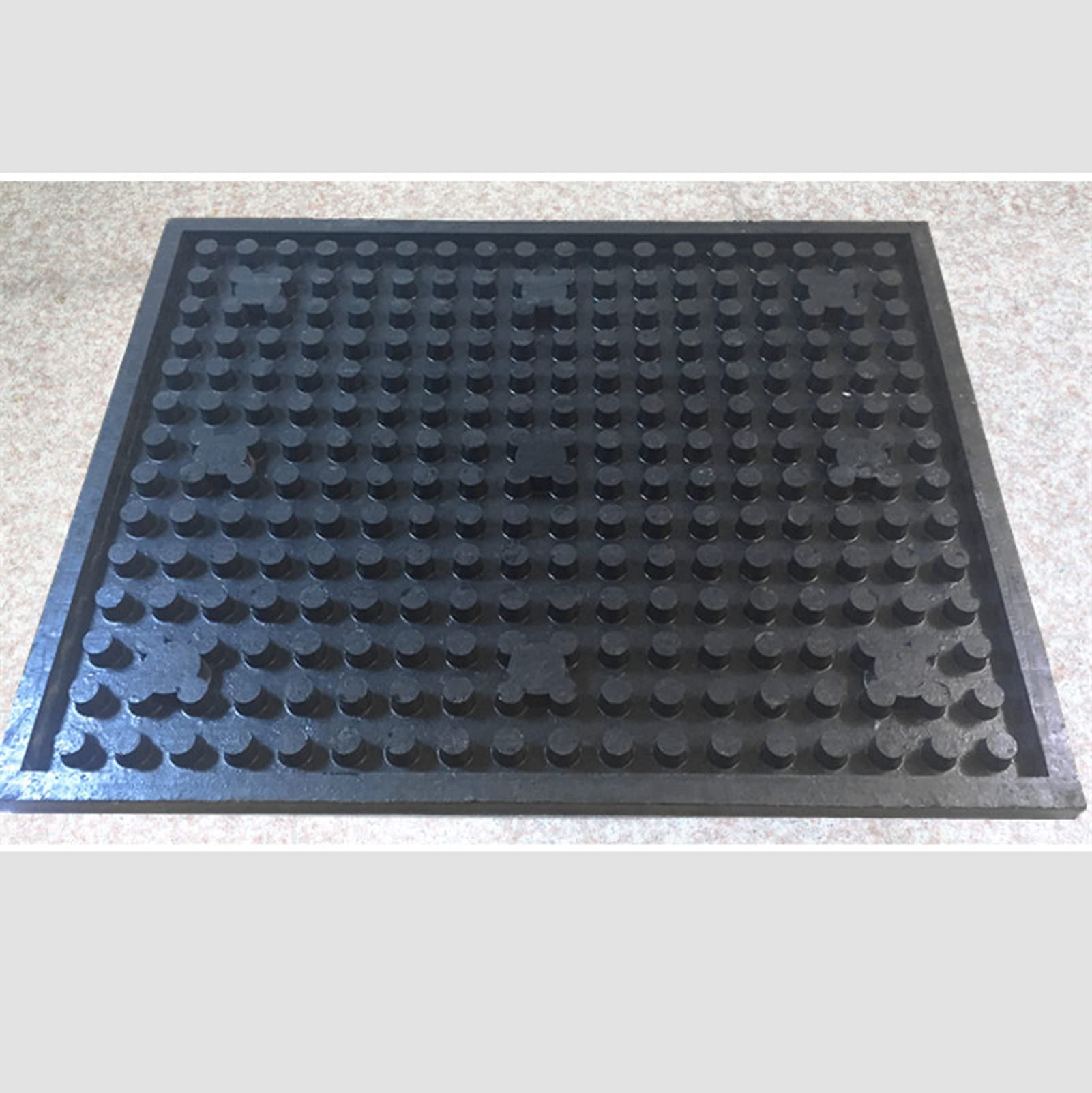 Threshold Ramp, Rubber Threshold Ramp, Solid Rubber Curb Ramps, Threshold Ramp for Doorways, for s, Scooters, Car and Motorbike (Size : 50x60x11cm) ()