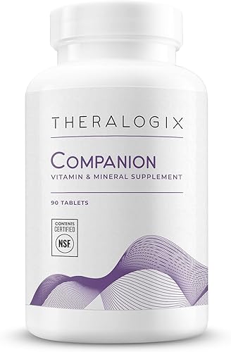 Theralogix Suplemento multivitamínico y mineral complementario – Suministro para 90 días – Suplemento para mujeres y hombres sin hierro, vitamina D