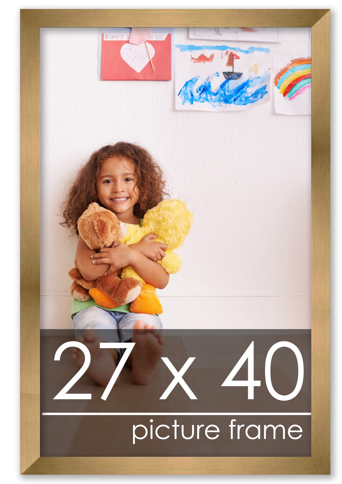 フォトフレーム ＊ ブロンズ Amazon.co.jp: 27×40インチのフレームゴールドブロンズ木製写真