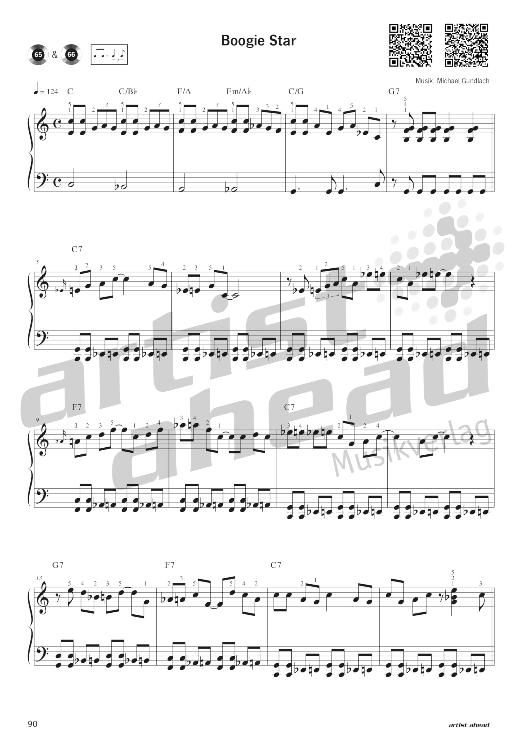 Boogie Woogie Starter: Der leichte Einstieg zur Boogie- & Blues-Improvisation (inkl. QR-Codes + Audio-Download). Lehrbuch für Klavier. Piano. Klavierschule. Klavierstücke. Klaviernoten. Musiknoten