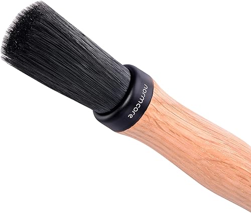 Miniatura 10 de Normcore Barista Brush - Cepillo de limpieza para posos de café, mango de madera de roble teñido negro natural, cepillo de limpieza para máquina de
