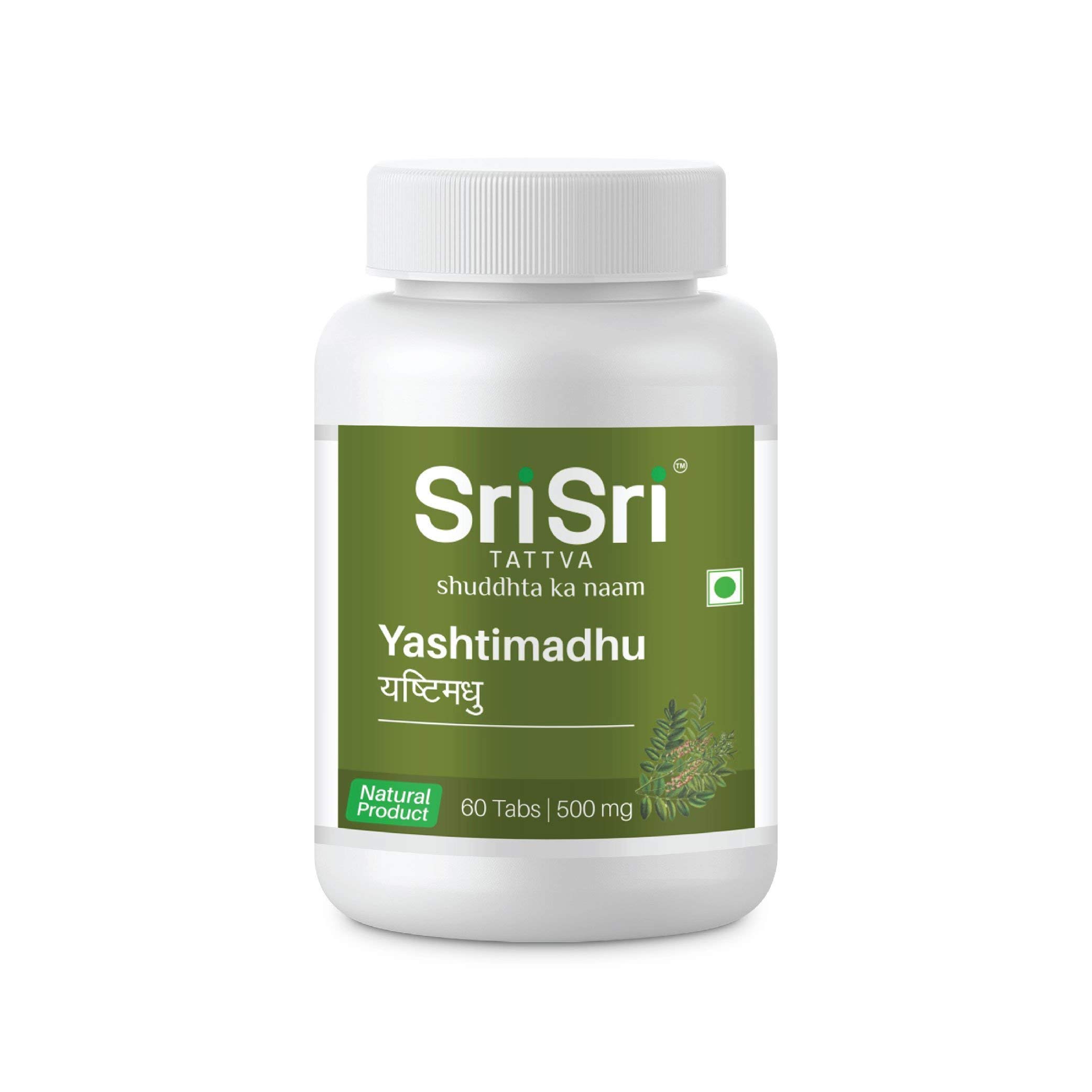 Sri Sri Tattva Yashtimadhu Tablet, 500mg, 120Tab (60 Tab x Pack of 2) (B08MQM3H5K) Amazon Price History, Amazon Price Tracker