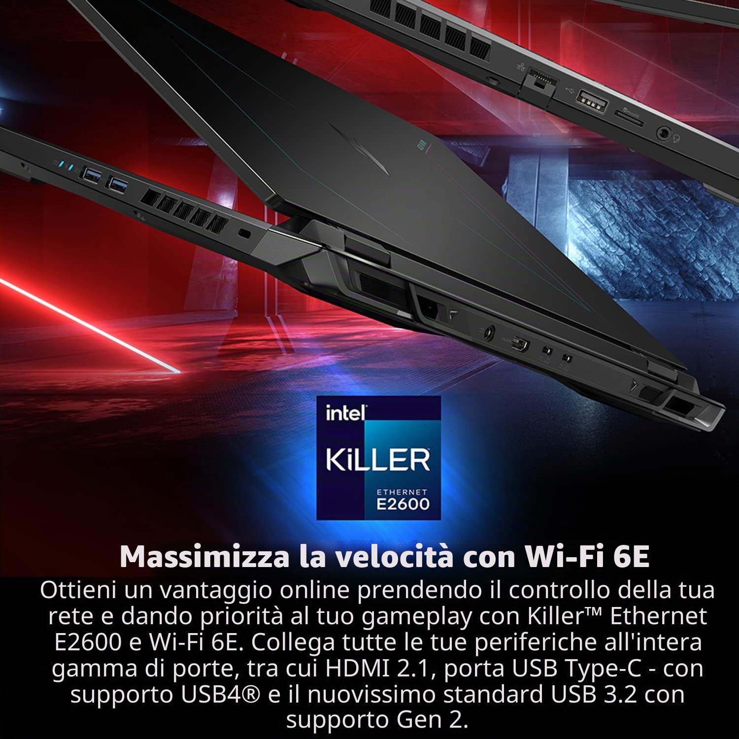 Acer Nitro 16 Laptop da gioco | CPU esagonale AMD Ryzen 5 7640HS | GPU NVIDIA GeForce RTX 4050 per laptop | Display WUXGA 165Hz IPS da 16 pollici | DDR5 da 8 GB | SSD Gen 4 da 512 GB |