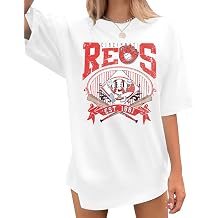 Baseball Shirt Women Oversized Game Day Fan T-Shirt Baseball Season Short Sleeve Tops