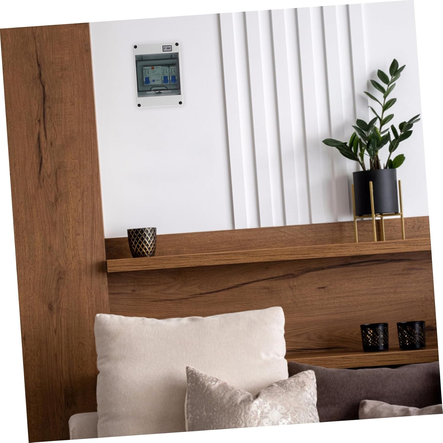 TEHAUX Way Circuit Breaker Earth Leakage Protection Rated Impact Resistant Miniature Circuit Breaker for Home Use Safety Device for Engineering and Decoration