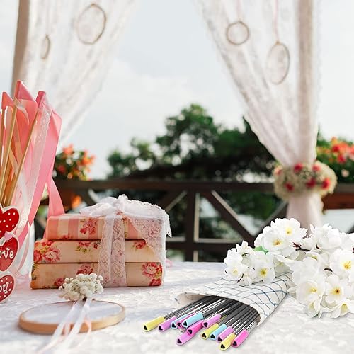 Miniatura 6 de Pajitas de acero inoxidable en forma de corazón con puntas de silicona, pajitas de corazón reutilizables, lindas pajitas con 2 cepillos de limpieza