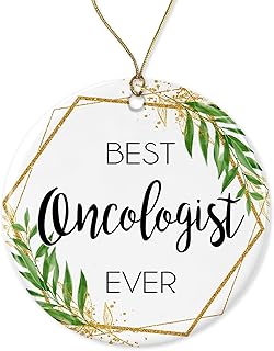 Oncologist Christmas Ornament - Christmas Ornament Gift for Oncologist - World's Best Oncologist - Best Oncologist Ever - Oncologist Gifts Printed on Both Sides