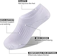 Vista 2 de Cozi Foot 10 pares de calcetines de algodón antideslizantes de corte bajo para niños y niñas
