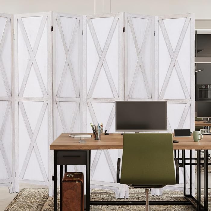 Buy RHF 5.6 Ft.Tall 16" Room Dividers, Wood Folding Privacy Screens