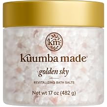 Kuumba Made Golden Sky Bath Salt, Mineral-Rich Soaking Salts, 17 Oz