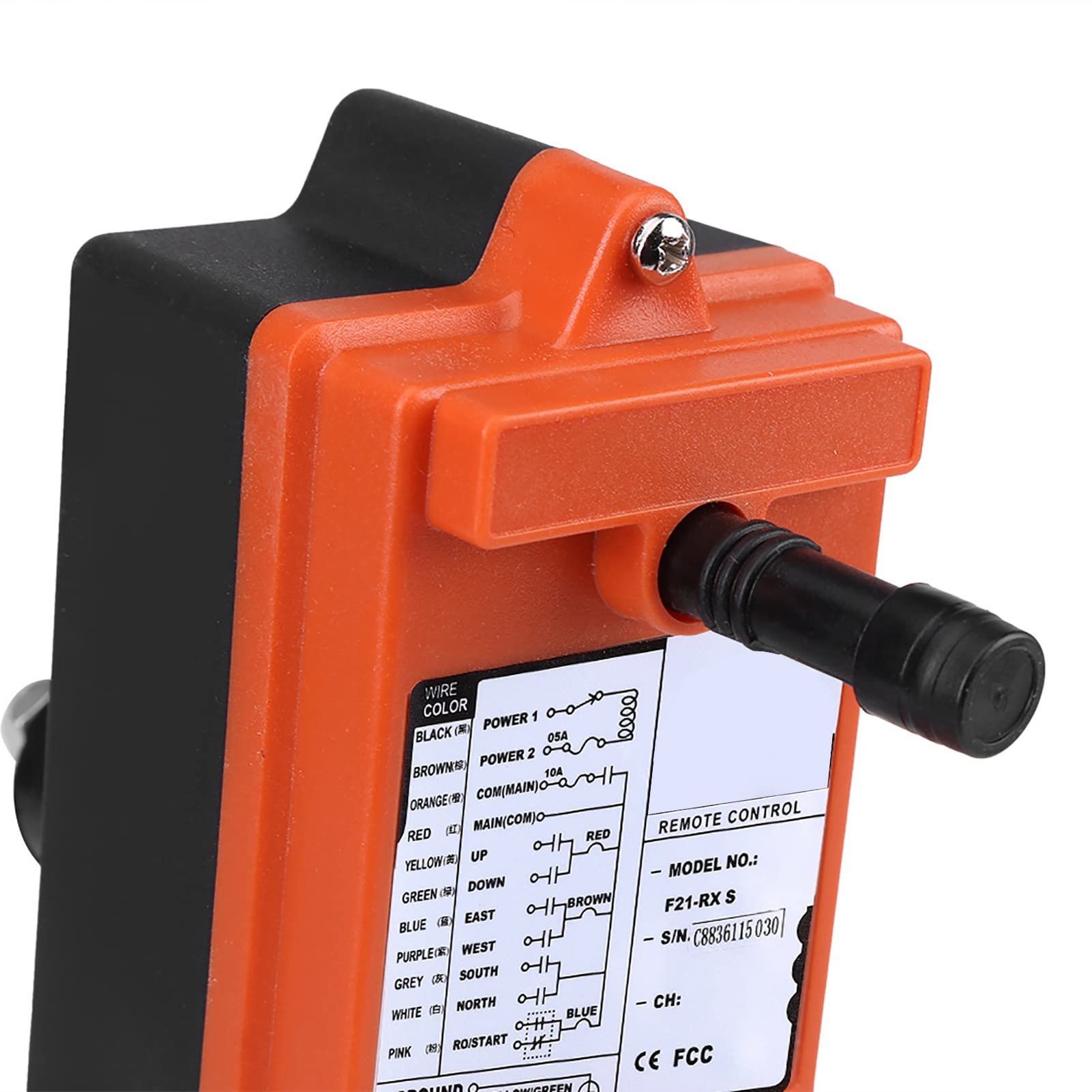 FTVOGUE 24vdc Hankkroonblok 1 di Controllo Radio velocità per Strumenti Industriali a Doppio Gancio Operatori