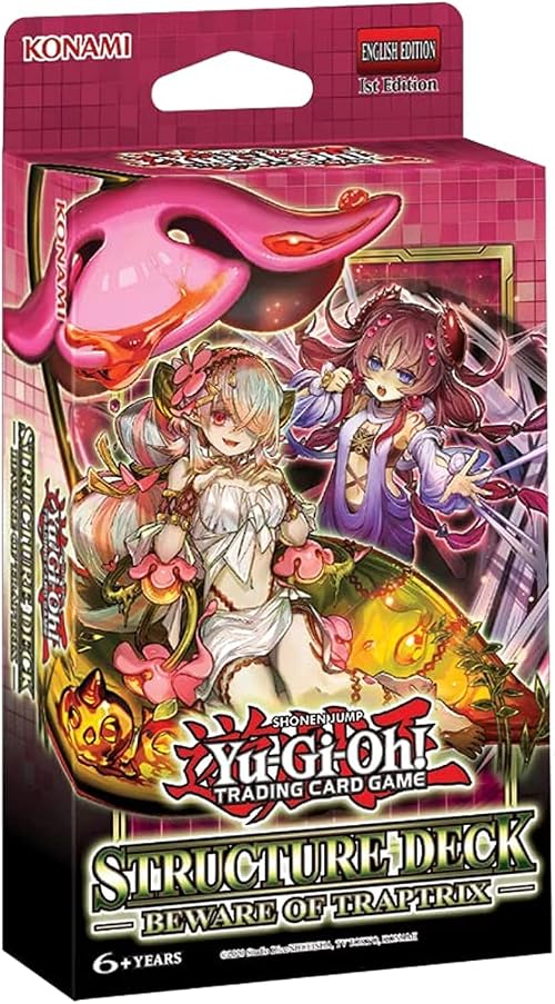 Deck Estrutural Yugioh Cuidado com Armadilhatrix - Beware of Traptrix cards cartas konami em português