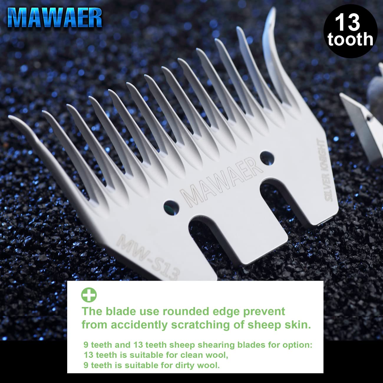 Sheep Shear Blades - Replace Oster, Lister Clippers -4 Sheep Shear Blades - Replace Oster, Lister Clippers -4