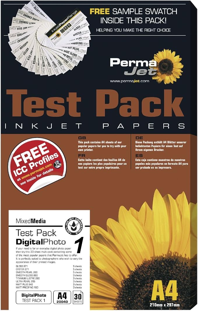 Permajet Apj20040 Digital Photo Test Pack 25 A4 Photo Paper Sheets Amazon Co Uk Stationery Office Supplies Permajet Apj20040 Digital Photo Test Pack 25 A4 Photo Paper Sheets Amazon Co Uk Stationery Office Supplies
