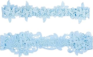 IMIKEYA Blau Strumpfband Hochzeit Universalgröße klassisches Blaues Braut Strumpfband Unterwäsche wird traditionell am linken Bein unter dem Hochzeitskleid getragen