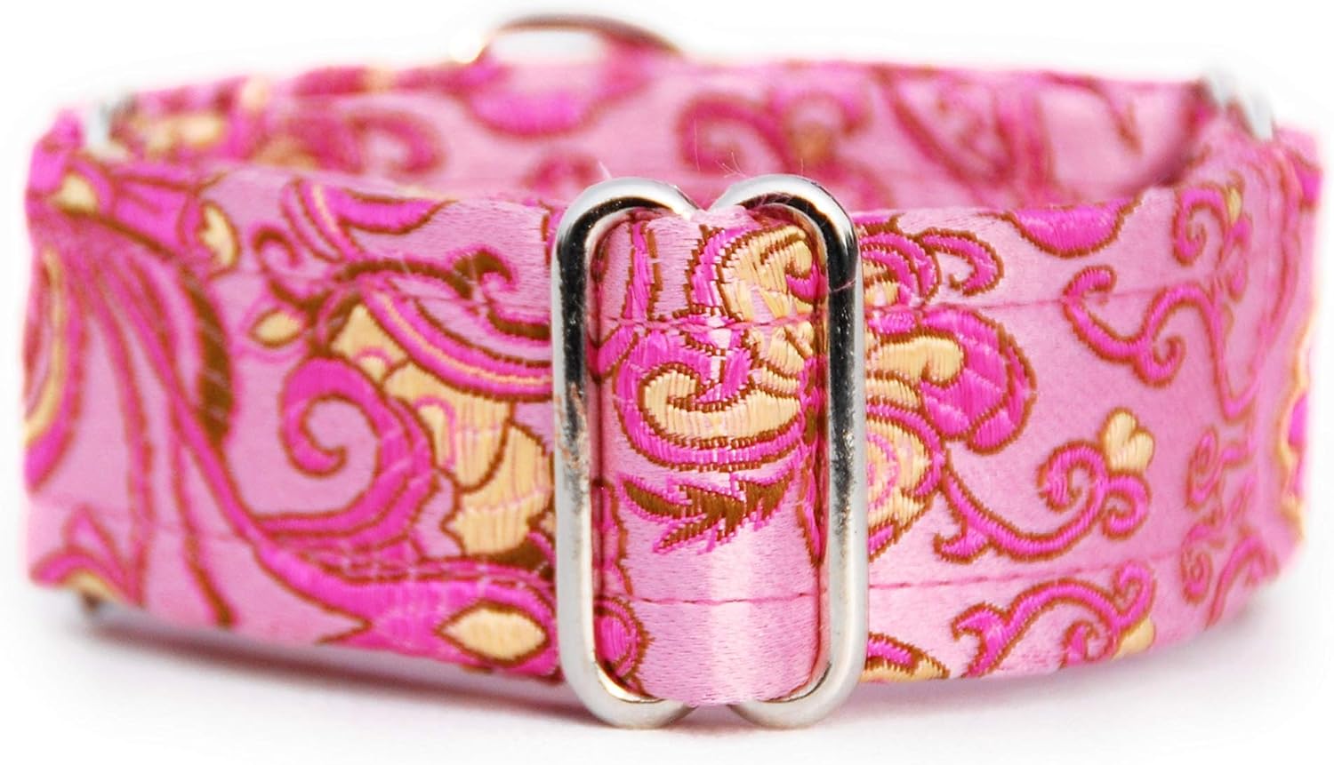 Satin Lined Martingale Collar 1.2" Wide for IG Italian Greyhound Whippet Puppy Collar Other Breeds with Similar Neck (8.5"-11.5")