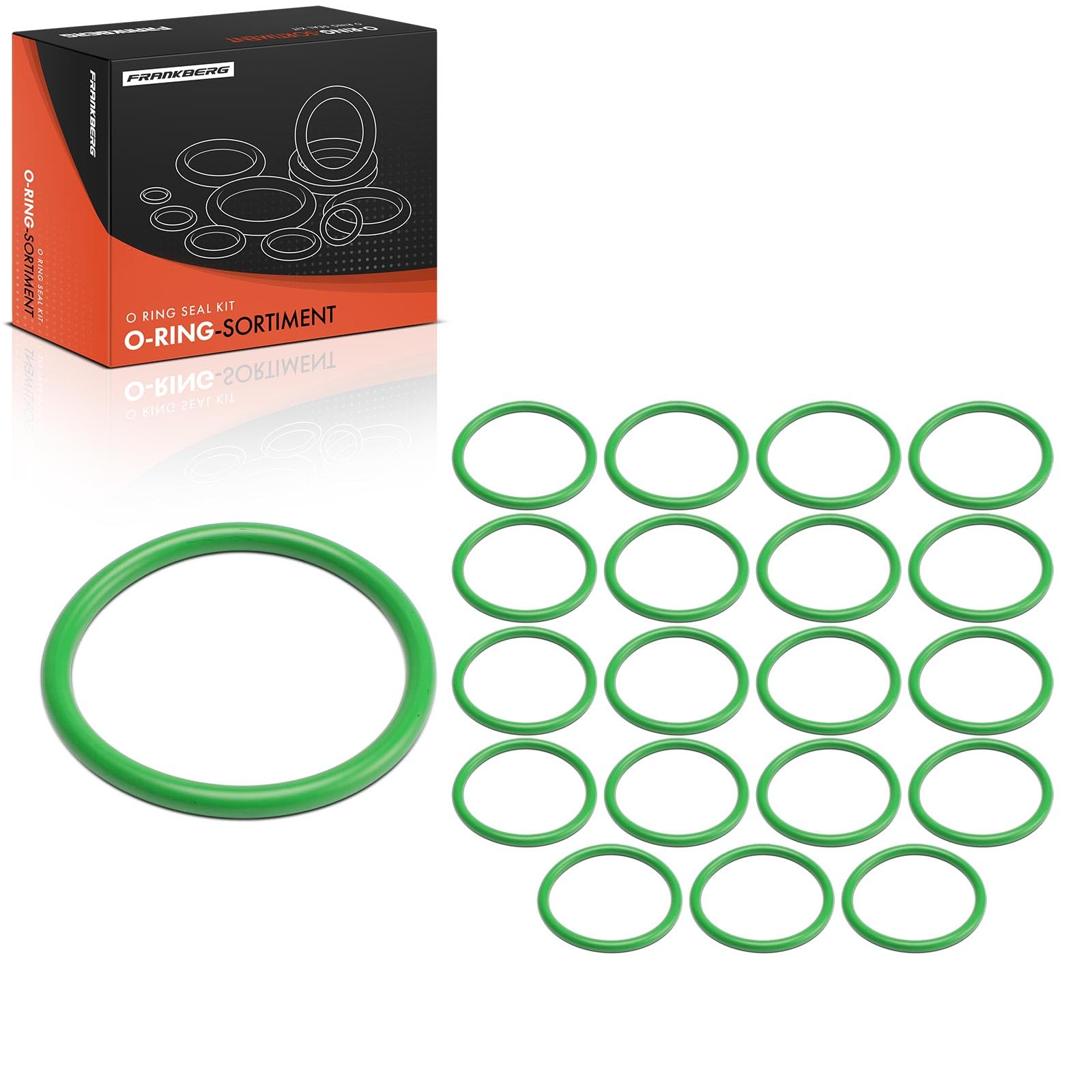 Frankberg Juego de juntas tóricas para aire acondicionado (20 unidades) | Exact ID(63.17±0.51mm), Exact CS(5.33±0.13 mm), HNBR, 20 unidades