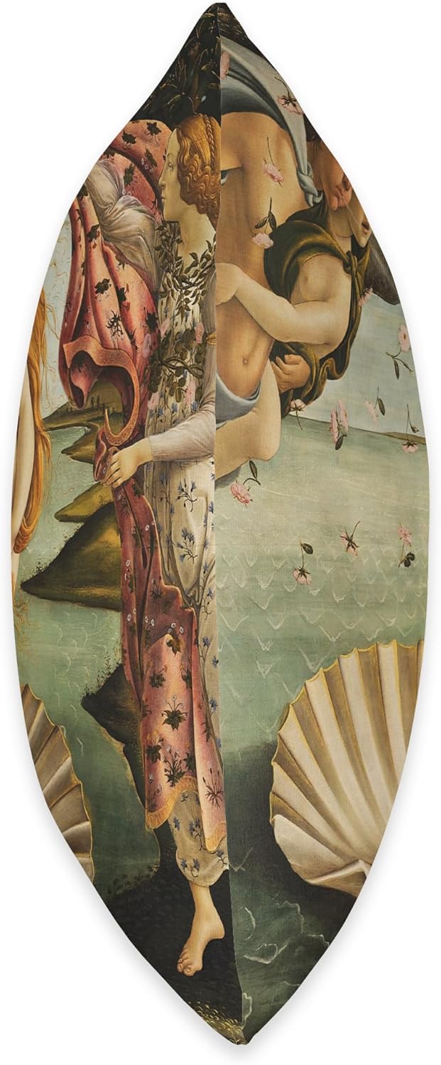 The Birth of Venus Painting by Sandro Botticelli Throw Pillow